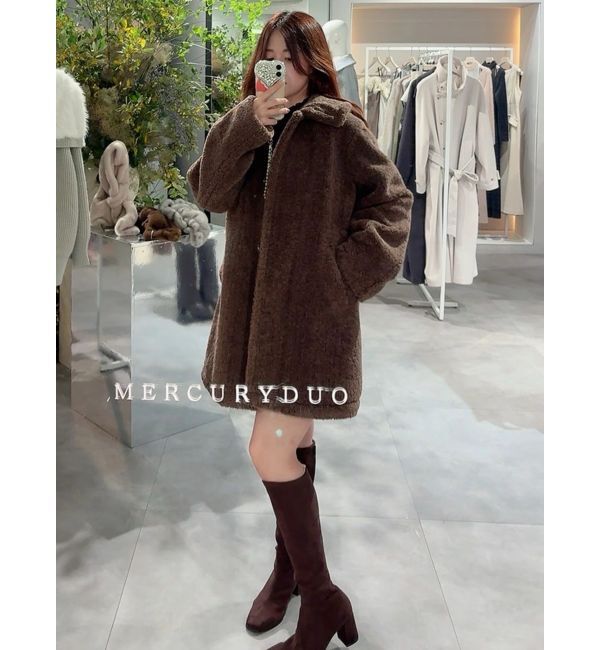 MERCURYDUO「ボアライクミドルコート」|その他|