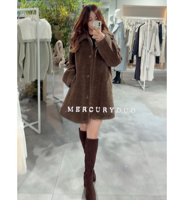 MERCURYDUO「ボアライクミドルコート」|その他|
