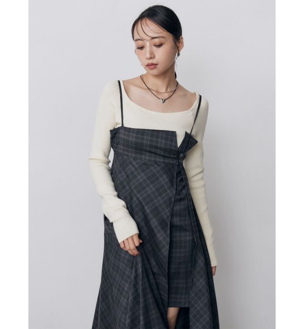 MURUA「2WAYスリットキャミワンピース」|ワンピース|
