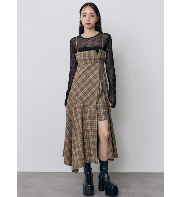 MURUA「2WAYスリットキャミワンピース」|ワンピース|
