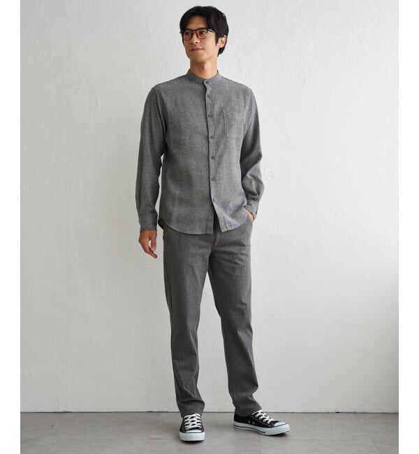 ikka「GOKU楽パンツ EASY STRETCH 起毛チェック5P」|その他|