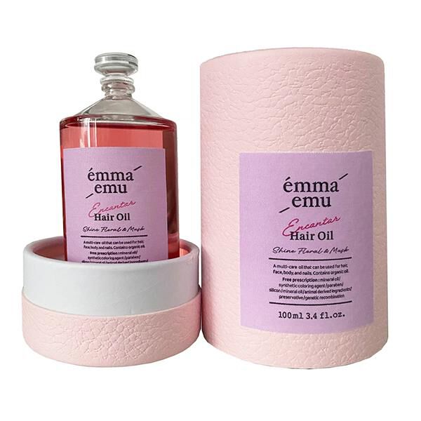  「emma emu encantar hair oil 本体/シャインフローラル＆ムスク (100ml)」|洗い流さないトリートメント|