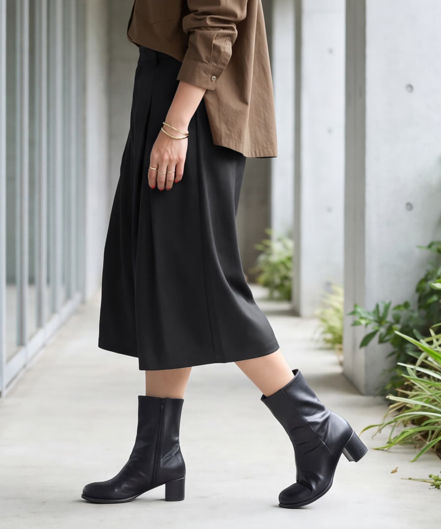STYLE DELI「重ねタック短めワイドパンツ」|その他|