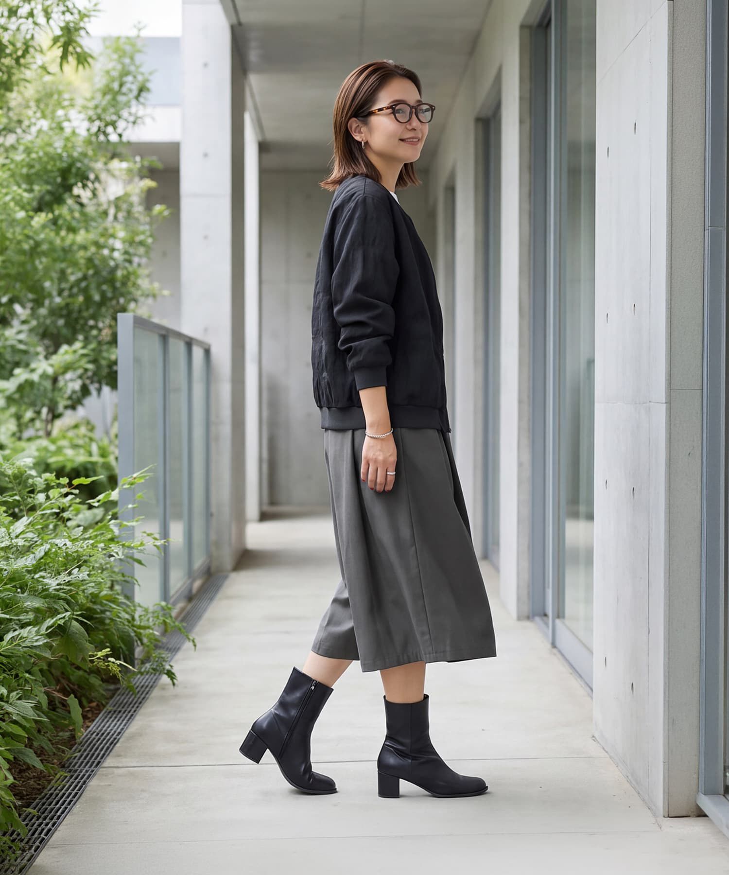 STYLE DELI「重ねタック短めワイドパンツ」|その他|