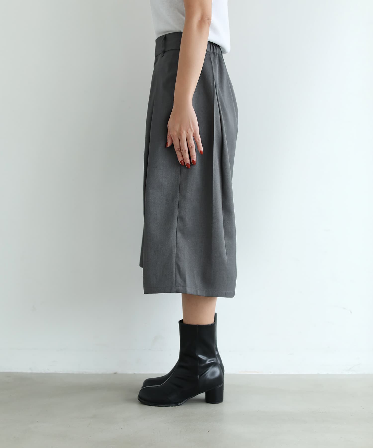 STYLE DELI「重ねタック短めワイドパンツ」|その他|