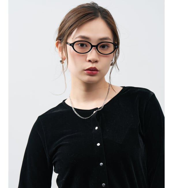  「SUNCUTGlasses/UV100%CUT TREND SUNGLASSES オーバル型 サングラス | クリアレンズ 紫外線対策 UVカット」|サングラス|