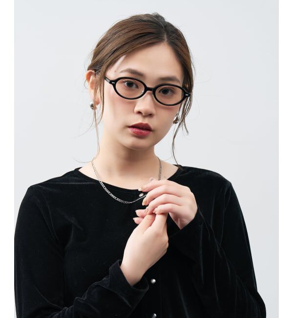  「SUNCUTGlasses/UV100%CUT TREND SUNGLASSES オーバル型 サングラス | クリアレンズ 紫外線対策 UVカット」|サングラス|