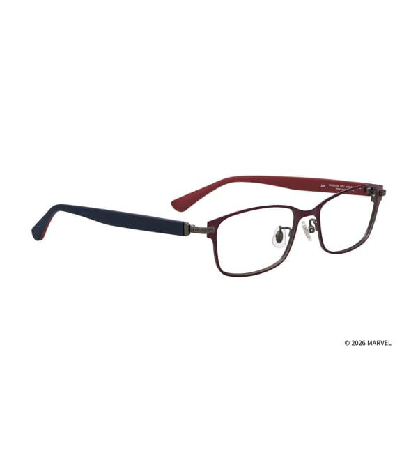  「Zoff MARVEL COLLECTION ウェリントン型 メガネ | 軽量 メタル 高級感 ユニセックス レンズ交換券付」|メガネ|