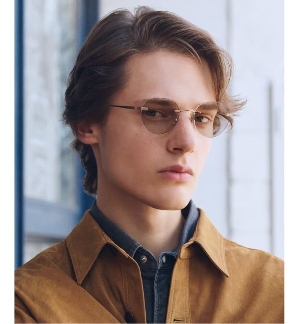  「Zoff｜UNITED ARROWS ユナイテッドアローズ  ボストン型 サングラス | 」|サングラス|ゴールド