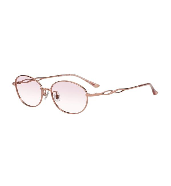  「SUNGLASSES COLLECTION オーバル型 サングラス | 軽量 メタル カラーレンズ 紫外線対策 UVカット     」|サングラス|