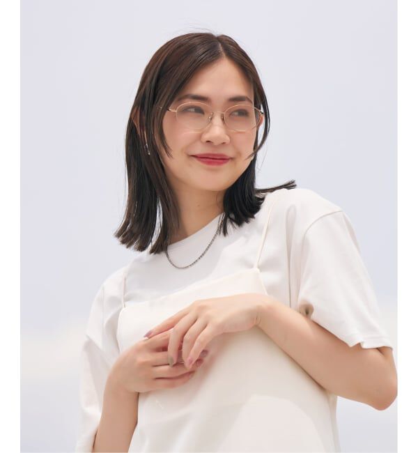  「SUNGLASSES COLLECTION オーバル型 サングラス | 軽量 メタル カラーレンズ 紫外線対策 UVカット     」|サングラス|