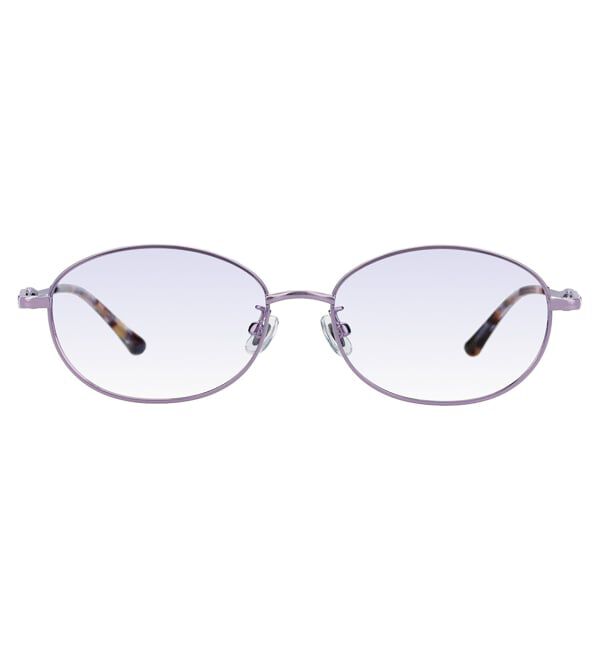  「SUNGLASSES COLLECTION オーバル型 サングラス | 軽量 メタル カラーレンズ 紫外線対策 UVカット     」|サングラス|