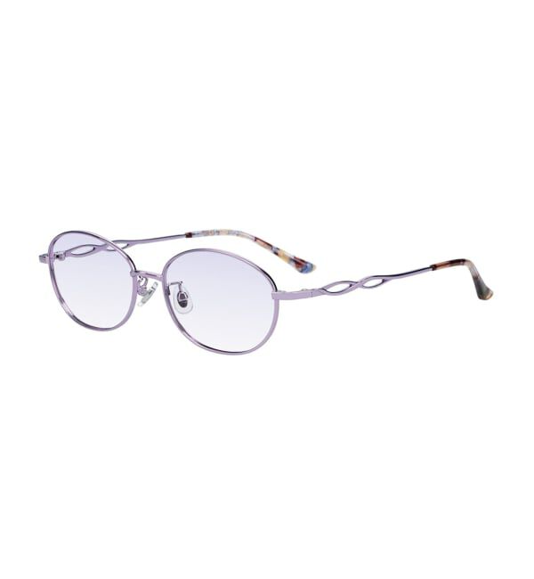  「SUNGLASSES COLLECTION オーバル型 サングラス | 軽量 メタル カラーレンズ 紫外線対策 UVカット     」|サングラス|