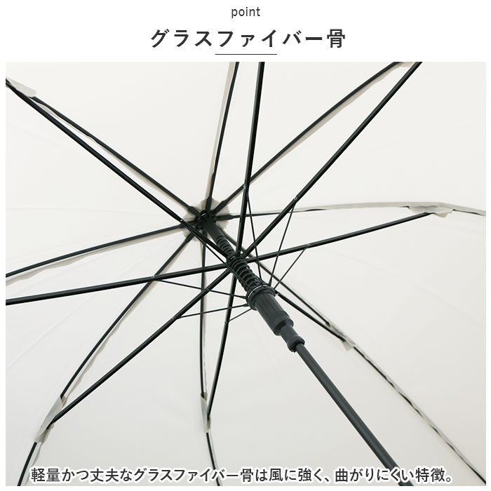 BACKYARD FAMILY「傘 レディース 長傘 通販 60cm 雨傘 ワンタッチ傘 ジャンプ傘 無地 かさ カサ 耐風」|傘|