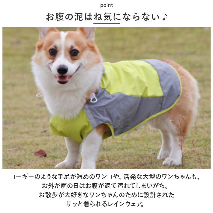 BACKYARD FAMILY「犬 レインコート 中型犬 大型犬 通販 犬用レインコート ペット服 犬服 犬用 カッパ かっぱ」|その他|