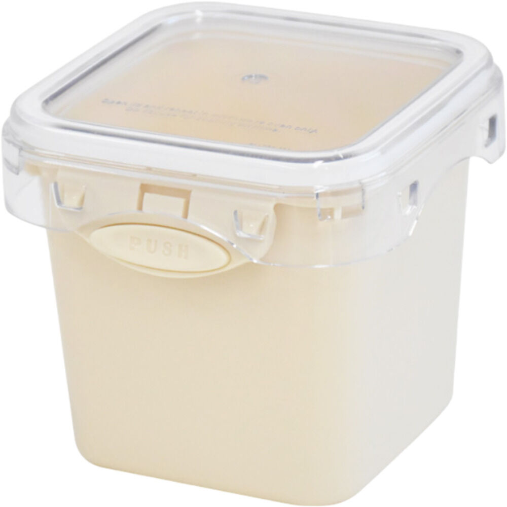 BACKYARD FAMILY「push&push ランチボックス 400ml 通販 弁当箱 お弁当箱 おかず入れ フードコンテナ」|食器・キッチングッズ|ホワイト1