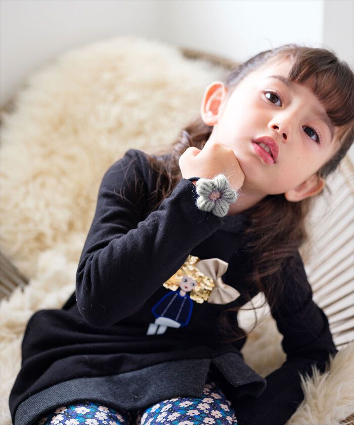 BACKYARD FAMILY「Rora ヘアゴム キッズ 通販 ブルーム ニット 髪ゴム 髪飾り 髪どめ 髪留め」|ヘアゴム・シュシュ|