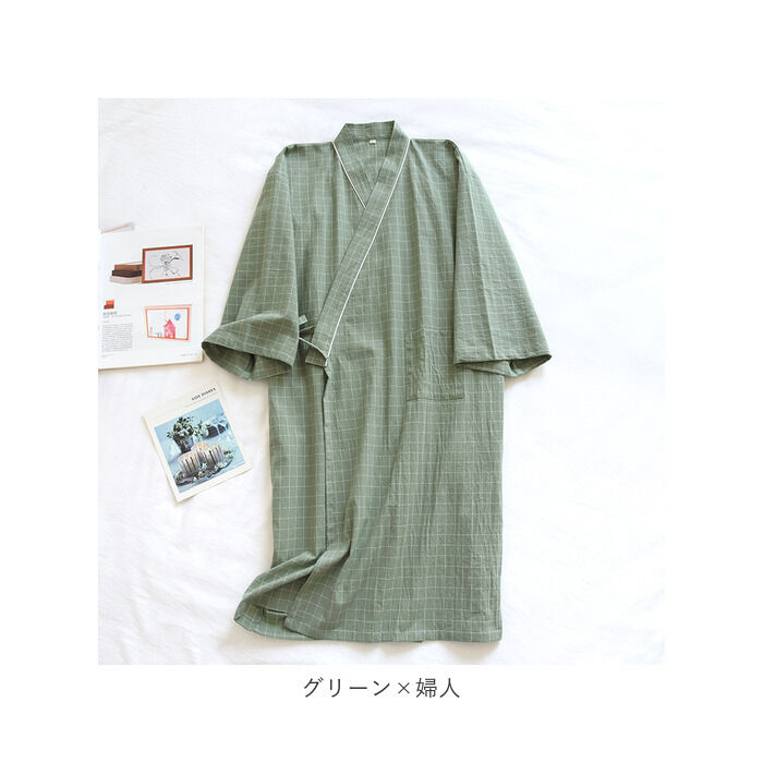BACKYARD FAMILY「甚平 パジャマ 和風 通販 浴衣 ガーゼパジャマ 寝巻き 寝間着 ペアパジャマ 部屋着」|ルームウェア|