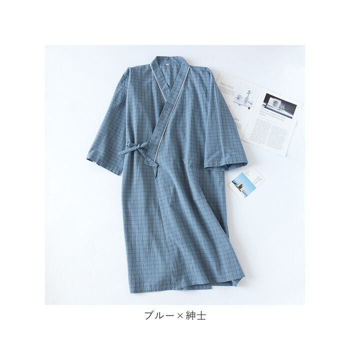 BACKYARD FAMILY「甚平 パジャマ 和風 通販 浴衣 ガーゼパジャマ 寝巻き 寝間着 ペアパジャマ 部屋着」|ルームウェア|