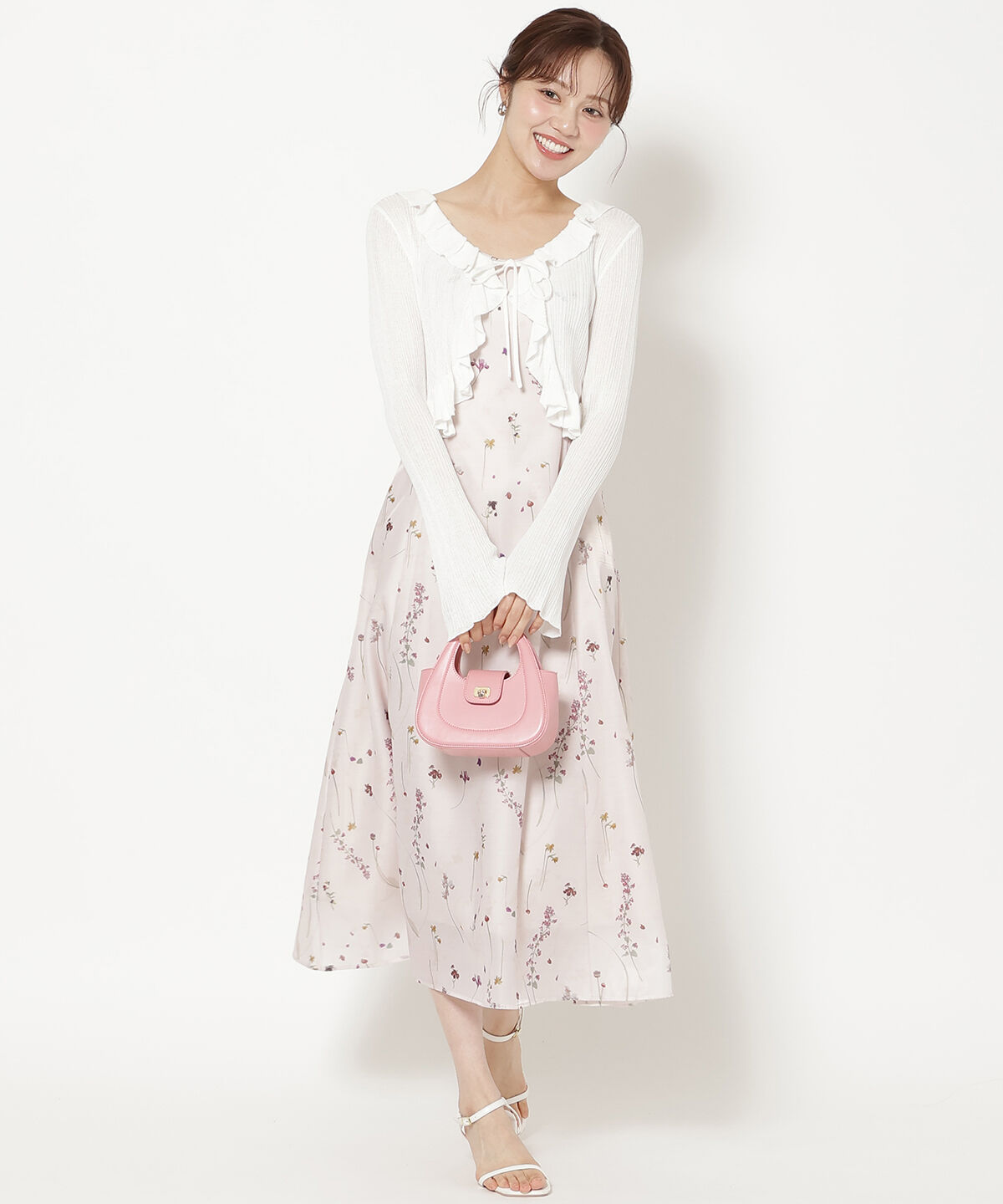 WILLSELECTION「シアーボタニカルキャミワンピース」|ワンピース|