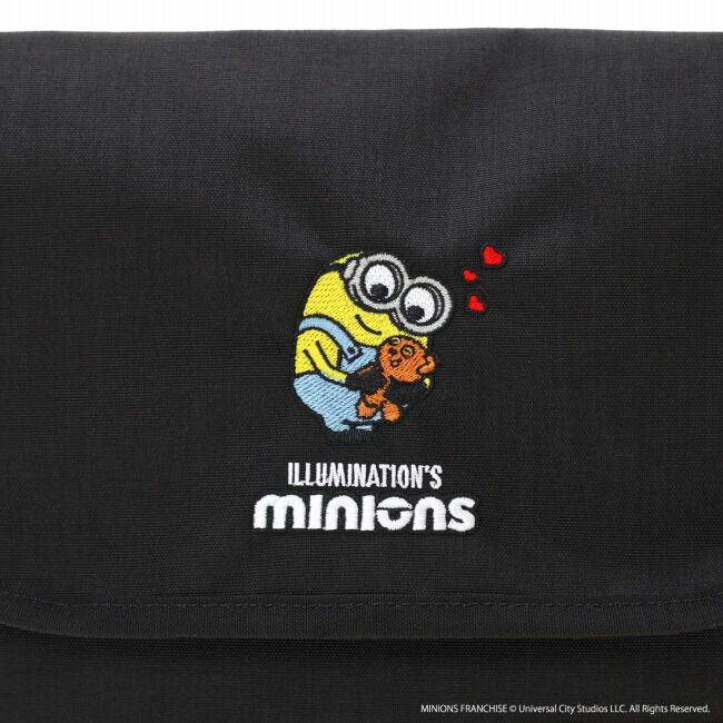 Manhattan Portage「Nylon Messenger Bag JR (SM) BP W/DIV MGNT 500D CORDURA / MINIONS」|ショルダー・メッセンジャー|