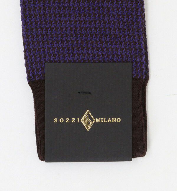 UNITED ARROWS「＜SOZZI＞ハウンドトゥース ソックス」|ソックス|