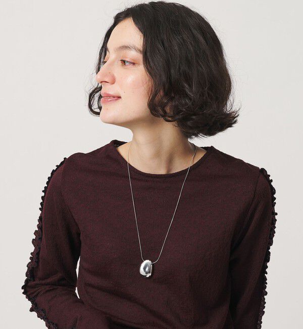 BEAUTY&YOUTH UNITED ARROWS「メタル トップ ロングネックレス」|ネックレス|