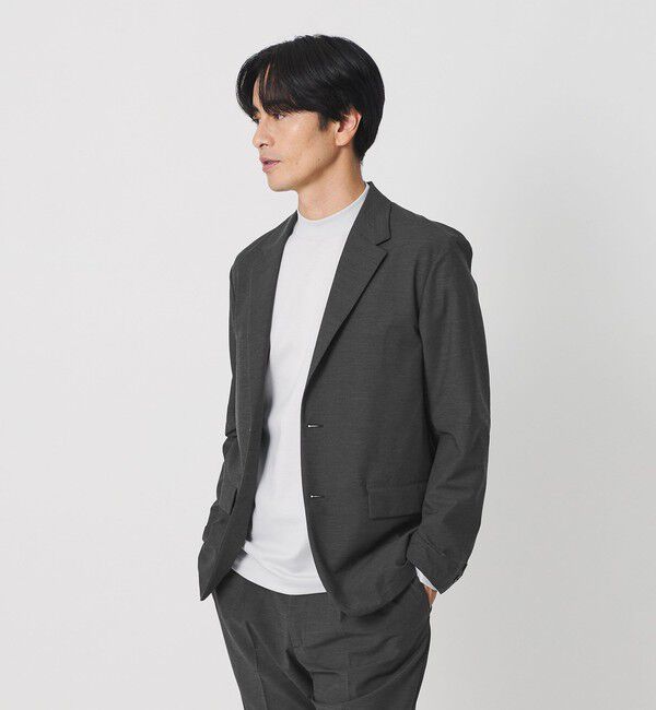 BEAUTY&YOUTH UNITED ARROWS「MIXED-WOOL 2B コンフォート ジャケット タテヨコストレッチ ウォッシャブル セットアップ対応」|テーラードジャケット|