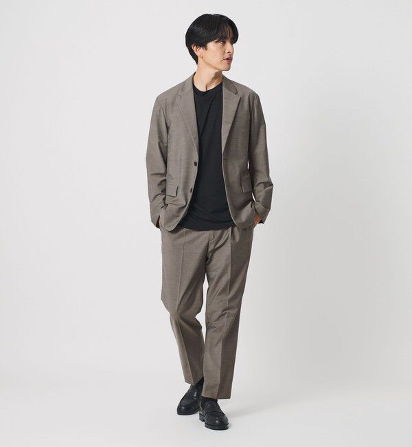 BEAUTY&YOUTH UNITED ARROWS「MIXED-WOOL 2B コンフォート ジャケット タテヨコストレッチ ウォッシャブル セットアップ対応」|テーラードジャケット|