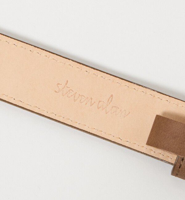 STEVEN ALAN「＜Steven Alan＞レザー 25mm ベルト」|ベルト|