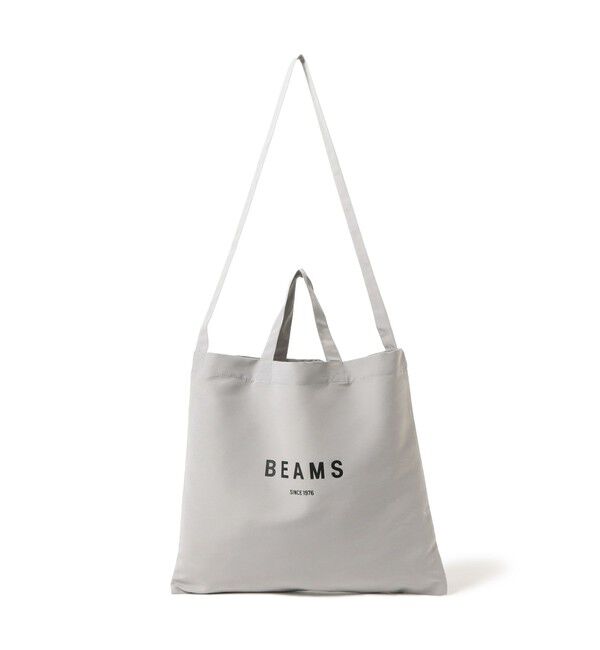 BEAMS「BEAMS ロゴ ショルダーバック」|リュック|GRAY