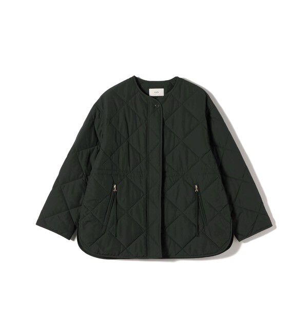 SHIPS for women「《一部追加予約》〈撥水加工/手洗い可能〉HEAT 中綿 キルティング ジップ ブルゾン」|ブルゾン・スタジャン|