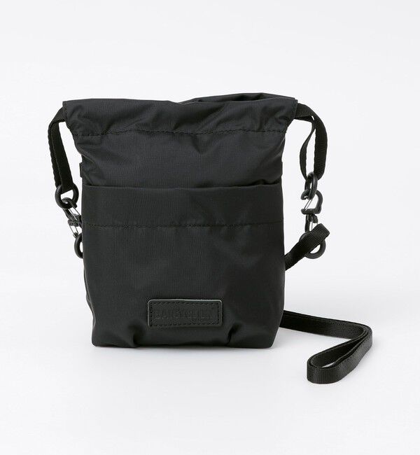 SHIPS「BAICYCLON by bagjack: MINI DRAW STRING BAG」|ショルダー・メッセンジャー|ブラック