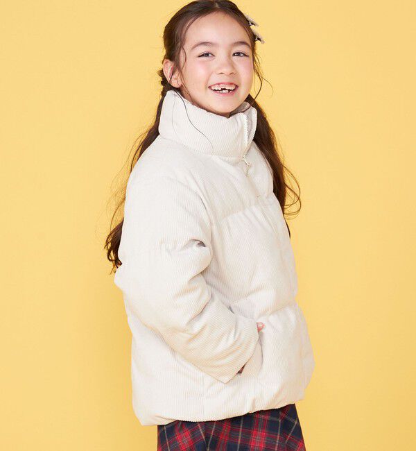 SHIPS KIDS「100～130cm /〈手洗い可能〉コーデュロイ 中綿 ブルゾン」|ダウン|