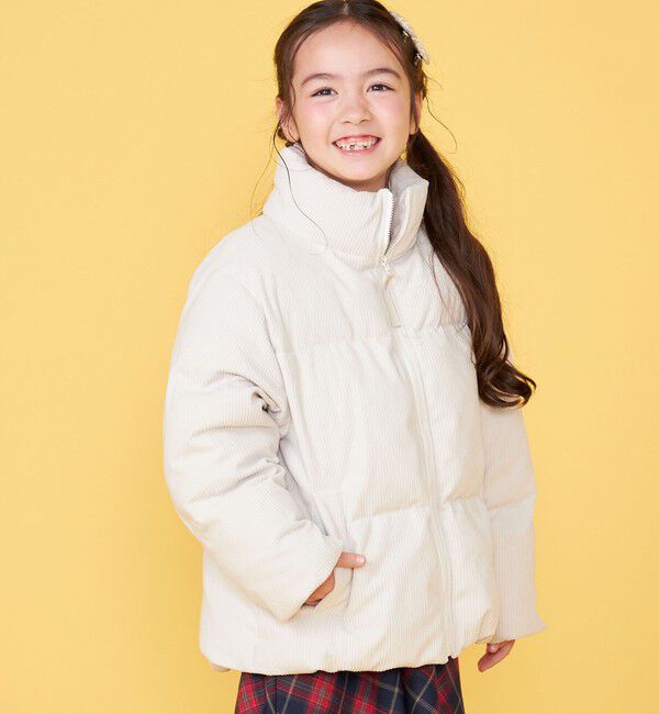 SHIPS KIDS「100～130cm /〈手洗い可能〉コーデュロイ 中綿 ブルゾン」|ダウン|