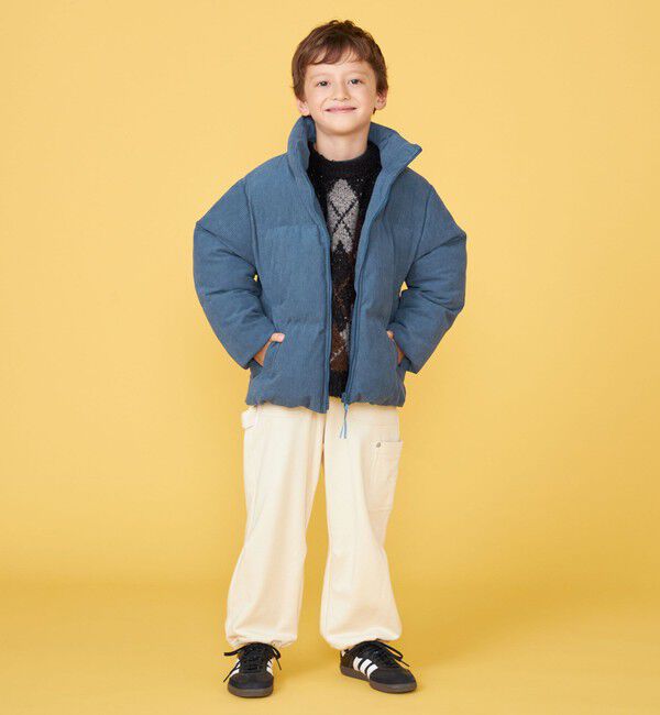 SHIPS KIDS「100～130cm /〈手洗い可能〉コーデュロイ 中綿 ブルゾン」|ダウン|