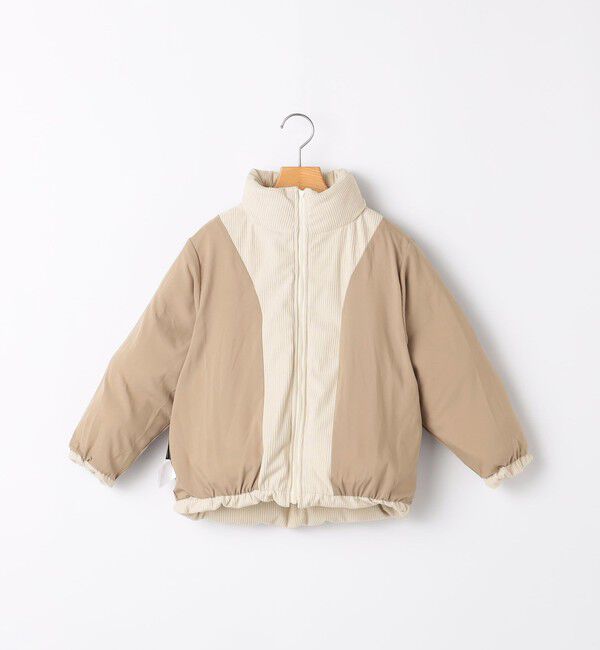 SHIPS KIDS「90cm /〈手洗い可能〉コーデュロイ 中綿 ブルゾン」|ダウン|