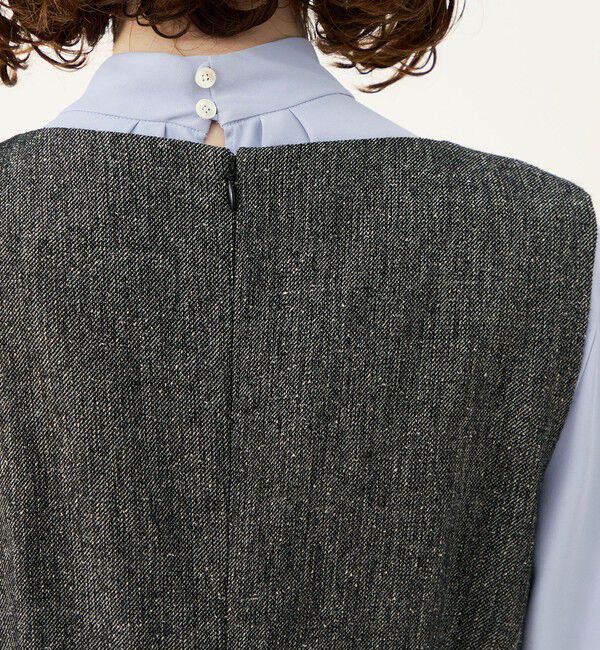 Ballsey「ネップカルゼ キーネックオールインワン」|オールインワン|