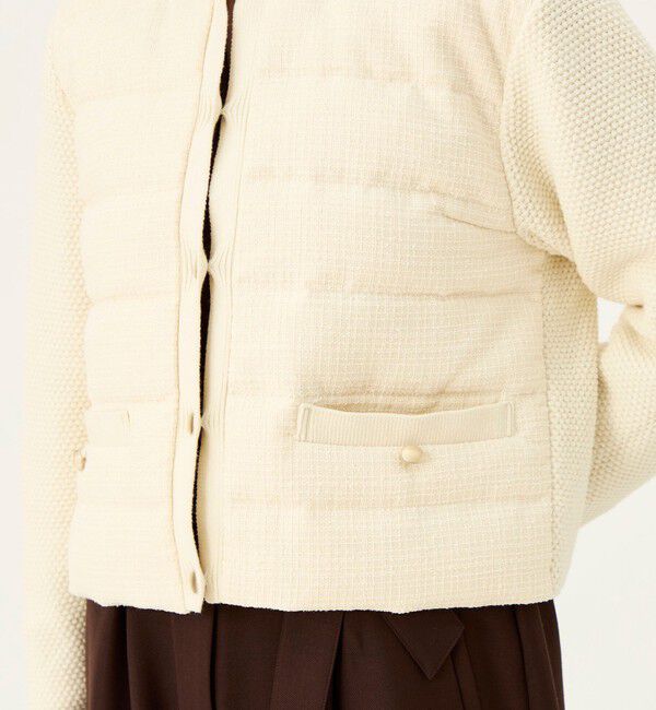 Ballsey「【WEB先行予約】ニットコンビツイード カーディガンジャケット」|ダウン|