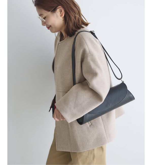 JOURNAL STANDARD「《追加4》スーパー140ビーバーノーカラーショートコート」|ノーカラーコート|