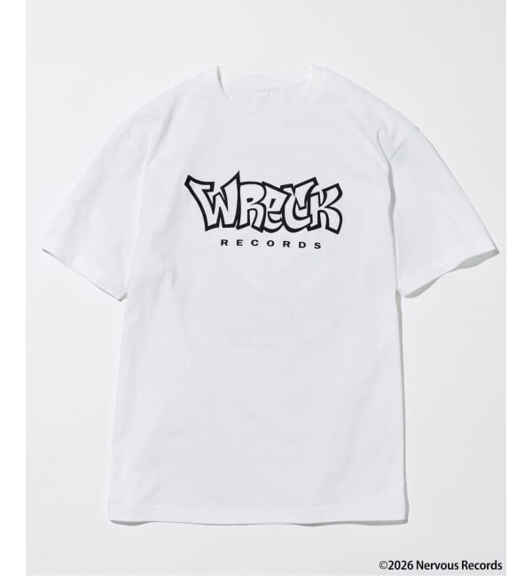 JOURNAL STANDARD「Nervous Records / ナーヴァス・レコーズ &times; JOURNAL STANDARD Nervous Wreck」|Tシャツ・カットソー|ホワイト