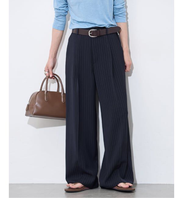 JOURNAL STANDARD「リラクションツイルイージースラックス」|スラックス|ネイビー
