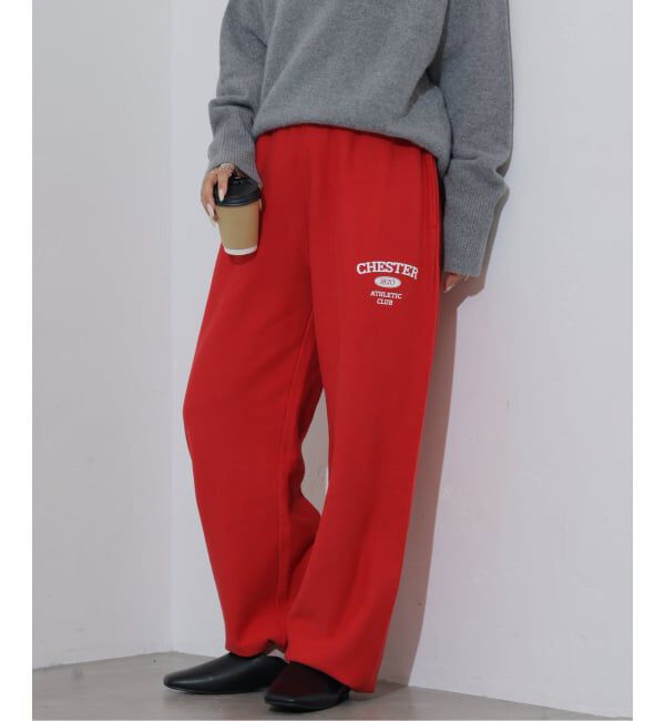JOURNAL STANDARD relume「ロゴスウェットパンツ」|その他|レッド