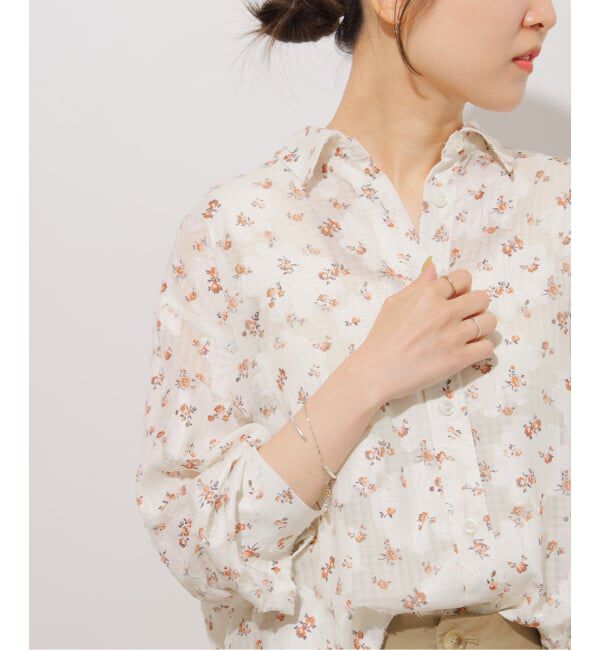 JOURNAL STANDARD relume「カットジャガードフラワープリントシャツ」|シャツ・ブラウス|