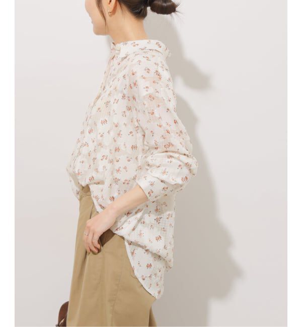 JOURNAL STANDARD relume「カットジャガードフラワープリントシャツ」|シャツ・ブラウス|