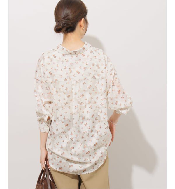 JOURNAL STANDARD relume「カットジャガードフラワープリントシャツ」|シャツ・ブラウス|