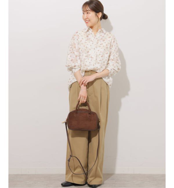 JOURNAL STANDARD relume「カットジャガードフラワープリントシャツ」|シャツ・ブラウス|