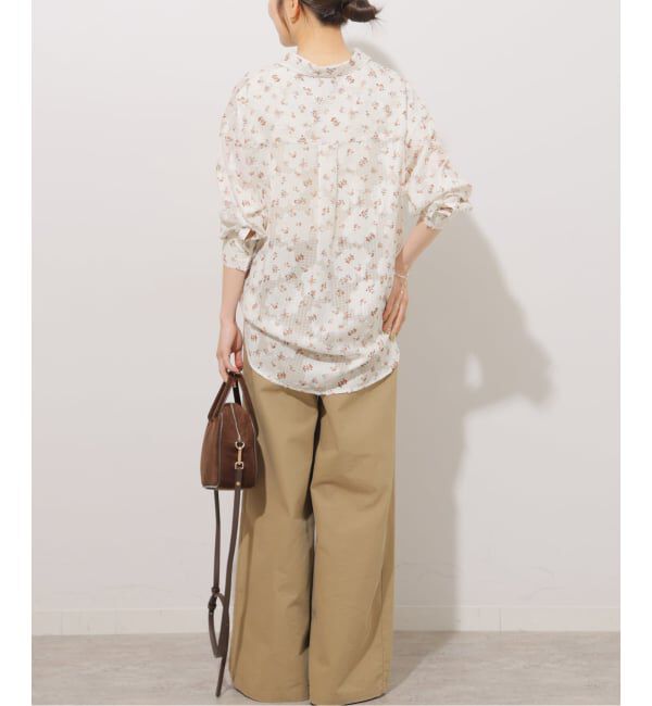 JOURNAL STANDARD relume「カットジャガードフラワープリントシャツ」|シャツ・ブラウス|