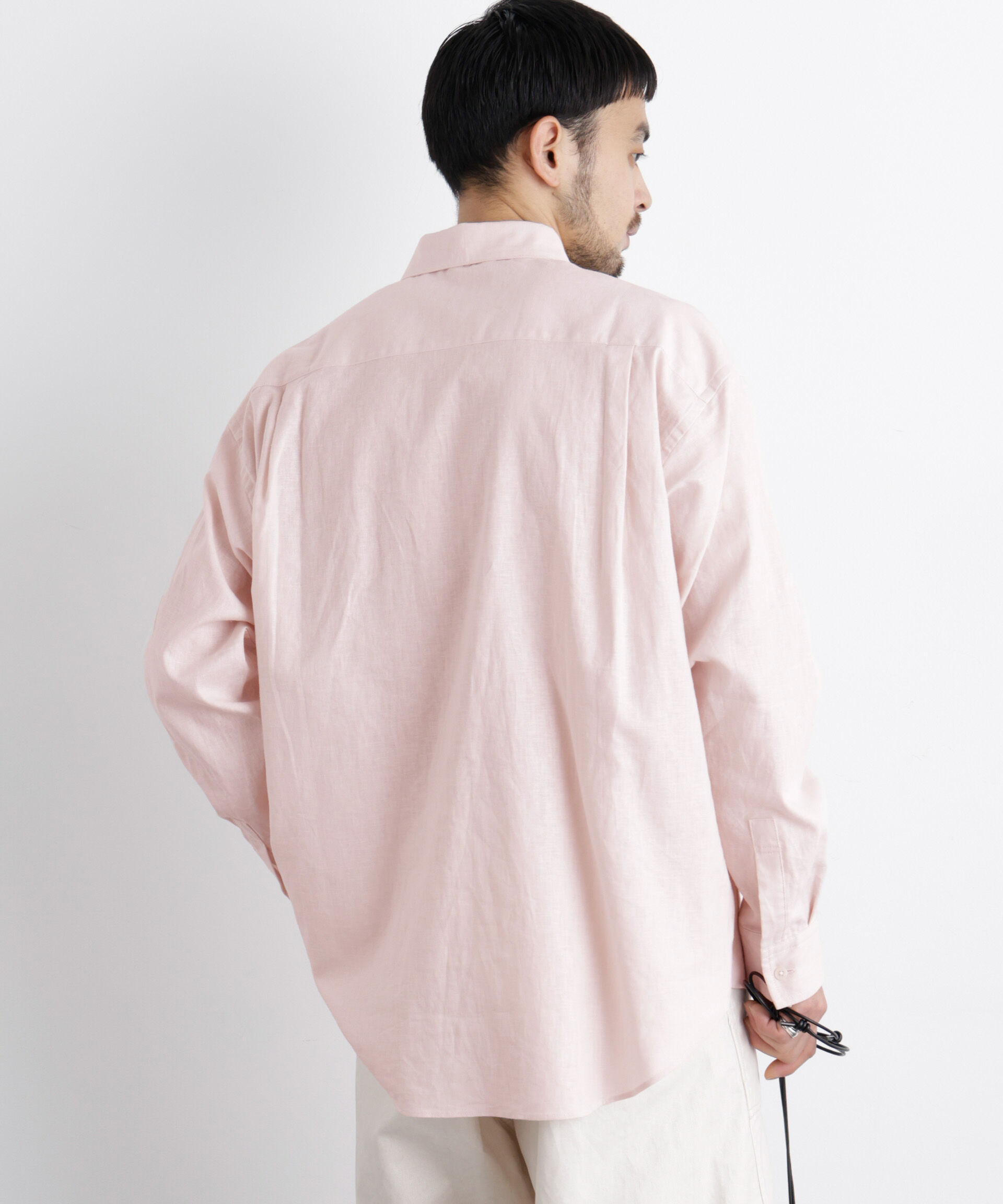 NANO universe「「FRENCH LINEN」リネンコットンレギュラーシャツ」|シャツ・ブラウス|