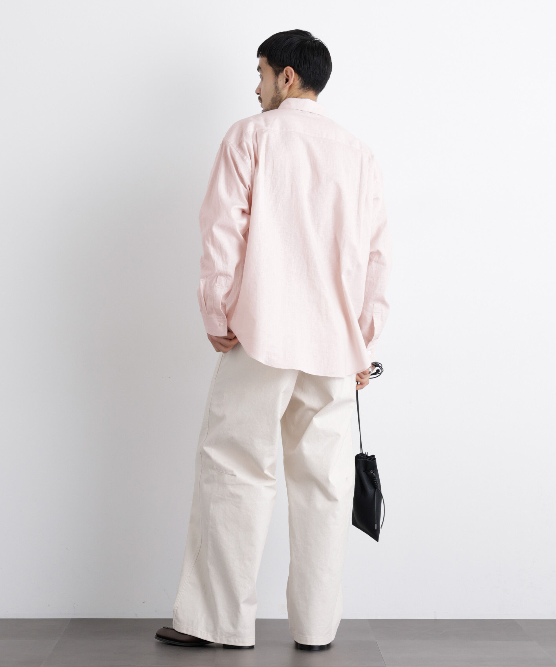 NANO universe「「FRENCH LINEN」リネンコットンレギュラーシャツ」|シャツ・ブラウス|